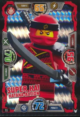 NINJAGO Trading Card Game (German) Series 3 - # 11 Super Kai Katana-Action