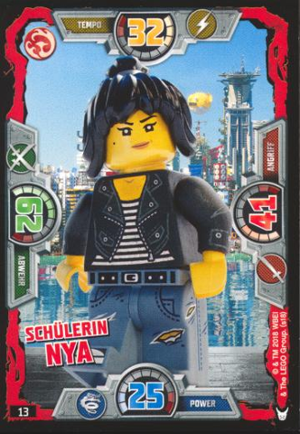 NINJAGO Trading Card Game (German) Series 3 - # 13 Schülerin Nya