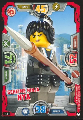 NINJAGO Trading Card Game (German) Series 3 - # 14 Geheime Ninja Nya