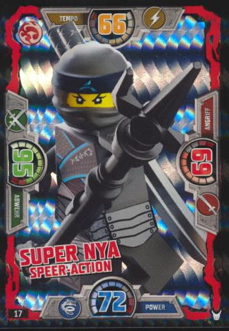 NINJAGO Trading Card Game (German) Series 3 - # 17 Super Nya Speer-Action