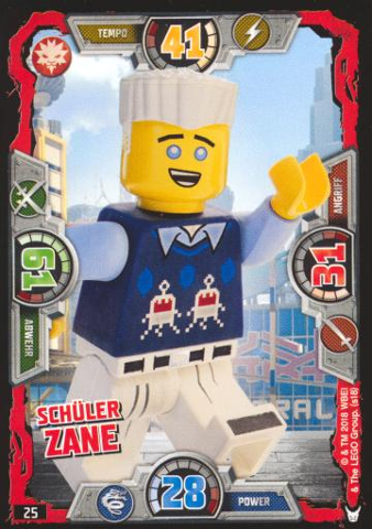 NINJAGO Trading Card Game (German) Series 3 - # 25 Schüler Zane