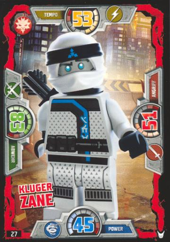NINJAGO Trading Card Game (German) Series 3 - # 27 Kluger Zane