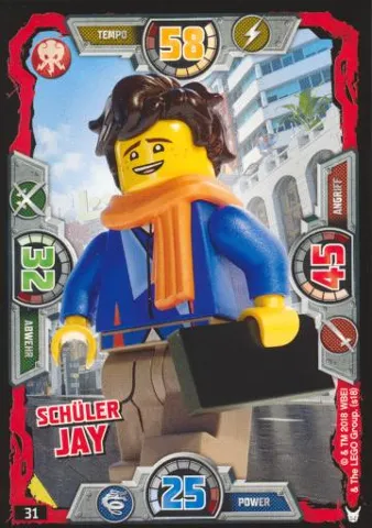 NINJAGO Trading Card Game (German) Series 3 - # 31 Schüler Jay