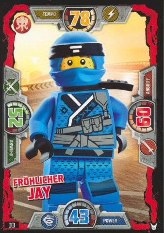 NINJAGO Trading Card Game (German) Series 3 - # 33 Fröhlicher Jay