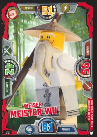 NINJAGO Trading Card Game (German) Series 3 - # 39 Weiser Meister Wu