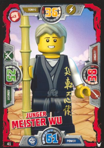 NINJAGO Trading Card Game (German) Series 3 - # 41 Junger Meister Wu