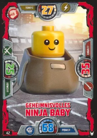 NINJAGO Trading Card Game (German) Series 3 - # 42 Geheimnisvolles Ninja Baby