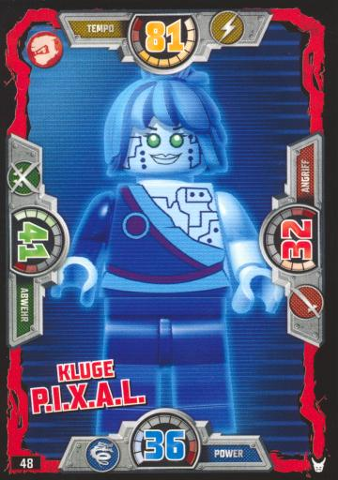 NINJAGO Trading Card Game (German) Series 3 - # 48 Kluge P.I.X.A.L.