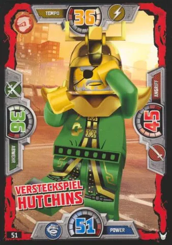 NINJAGO Trading Card Game (German) Series 3 - # 51 Versteckspiel Hutchins