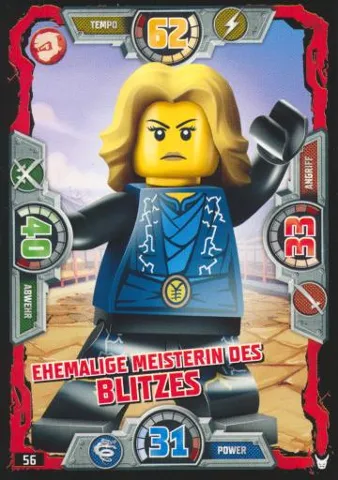 NINJAGO Trading Card Game (German) Series 3 - # 56 Ehemalige Meisterin des Blitzes