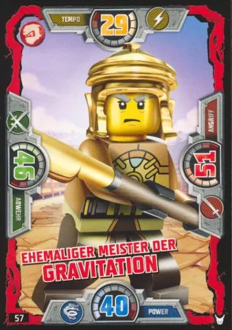 NINJAGO Trading Card Game (German) Series 3 - # 57 Ehemaliger Meister der Gravitation