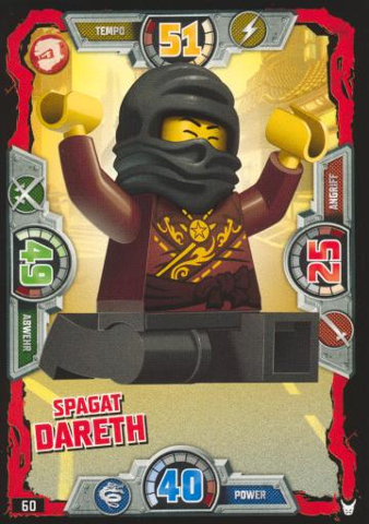 NINJAGO Trading Card Game (German) Series 3 - # 60 Spagat Dareth