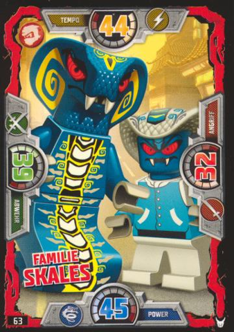 NINJAGO Trading Card Game (German) Series 3 - # 63 Familie Skales