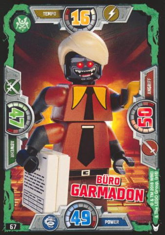 NINJAGO Trading Card Game (German) Series 3 - # 67 Büro Garmadon