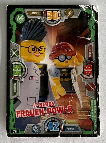 NINJAGO Trading Card Game (German) Series 3 - # 79 IT-Nerds Frauen-Power