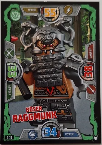 NINJAGO Trading Card Game (German) Series 3 - # 101 Böser Raggmunk
