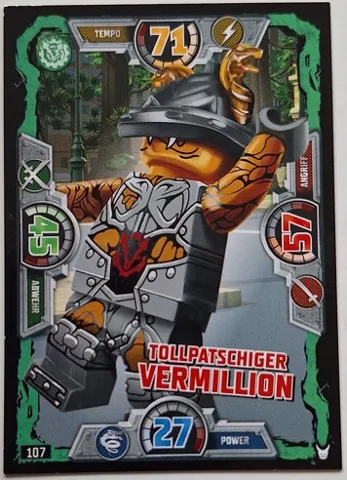 NINJAGO Trading Card Game (German) Series 3 - # 107 Tollpatschiger Vermillion