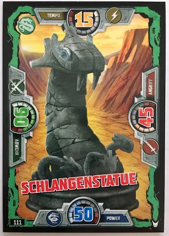 NINJAGO Trading Card Game (German) Series 3 - # 111 Schlangenstatue
