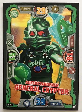 NINJAGO Trading Card Game (German) Series 3 - # 120 Auferstandener General Cryptor