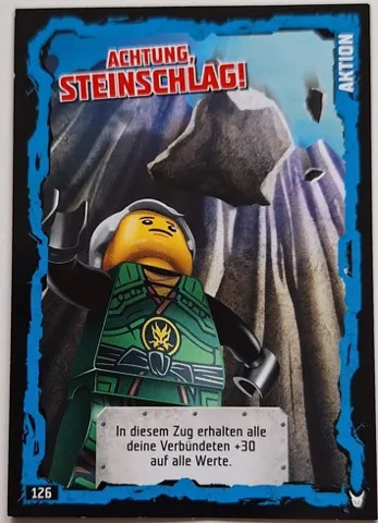 NINJAGO Trading Card Game (German) Series 3 - # 126 Achtung Steinschlag!