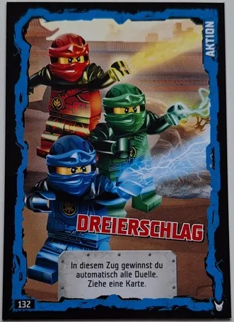 NINJAGO Trading Card Game (German) Series 3 - # 132 Dreierschlag