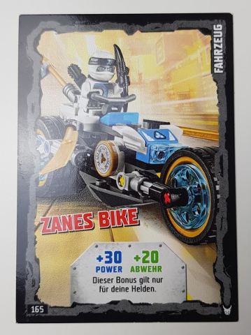 NINJAGO Trading Card Game (German) Series 3 - # 165 Zanes Bike