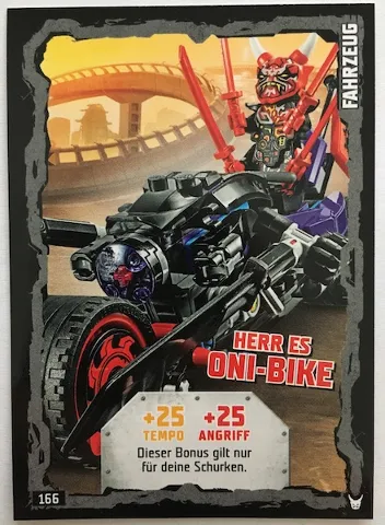 NINJAGO Trading Card Game (German) Series 3 - # 166 Herr Es Oni-Bike
