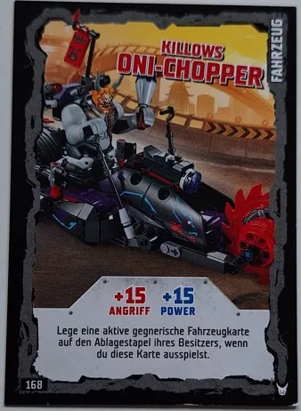 NINJAGO Trading Card Game (German) Series 3 - # 168 Killows Oni-Chopper