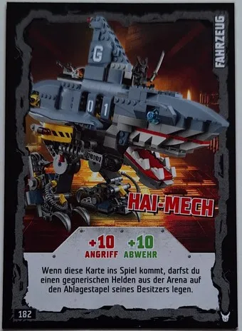 NINJAGO Trading Card Game (German) Series 3 - # 182 Hai-Mech
