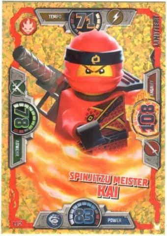 NINJAGO Trading Card Game (German) Series 3 - # LE2 Spinjitzu Meister Kai