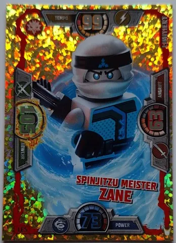 NINJAGO Trading Card Game (German) Series 3 - # LE5 Spinjitzu Meister Zane Limited Edition