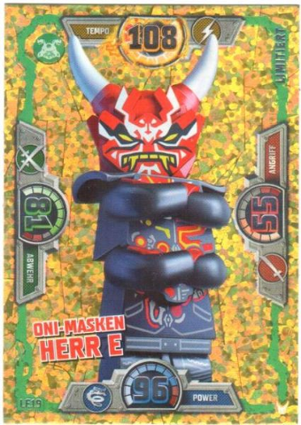NINJAGO Trading Card Game (German) Series 3 - # LE19 Oni-Masken Herr E