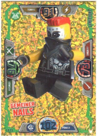 NINJAGO Trading Card Game (German) Series 3 - # LE21 Gemeiner Nails