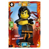 NINJAGO Trading Card Game (French) Series 3 - # 7 Cole dans le Désert