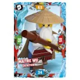 NINJAGO Trading Card Game (French) Series 3 - # 38 Maître Wu en Action