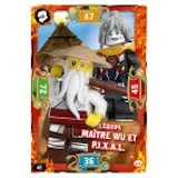 NINJAGO Trading Card Game (French) Series 3 - # 42 L'Equipe Maître Wu et P.I.X.A.L.