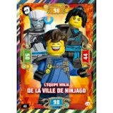 NINJAGO Trading Card Game (French) Series 3 - # 43 L'Equipe Ninja de la Ville de Ninjago
