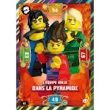 NINJAGO Trading Card Game (French) Series 3 - # 45 L'Equipe Ninja dans la Pyramide