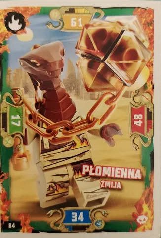 NINJAGO Trading Card Game (Polish) Series 3 - # 84 Plomienna Zmija