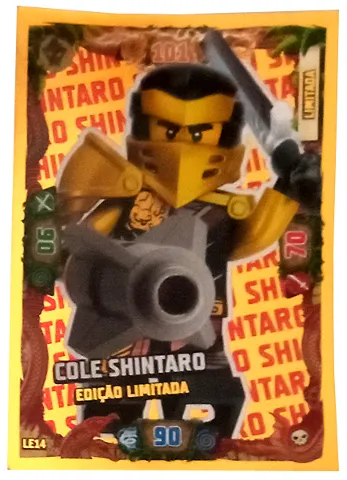 NINJAGO Trading Card Game (Portuguese) Series 3 - # LE14 Cole Shintaro Edição Limitada
