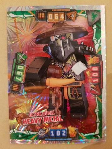 NINJAGO Trading Card Game (German) Series 4 - # 11 Ultra Duell Heavy Metal