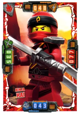 NINJAGO Trading Card Game (German) Series 4 - # 14 Ninja Kai