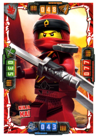 NINJAGO Trading Card Game (German) Series 4 - # 14 Ninja Kai