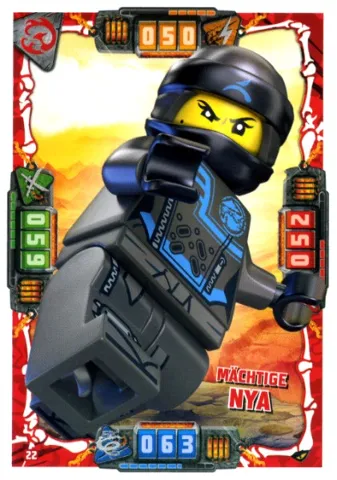 NINJAGO Trading Card Game (German) Series 4 - # 22 Mächtige Nya