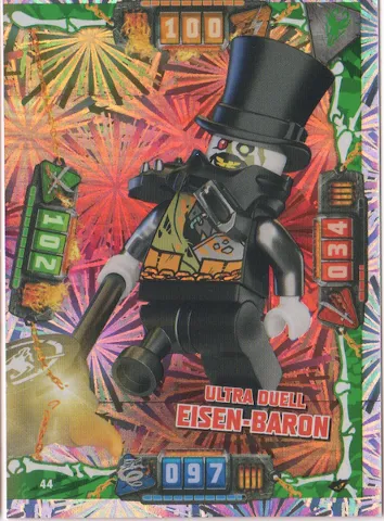 NINJAGO Trading Card Game (German) Series 4 - # 44 Ultra Duell Eisen-Baron