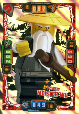 NINJAGO Trading Card Game (German) Series 4 - # 45 Power Meister Wu