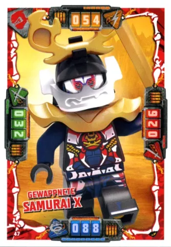 NINJAGO Trading Card Game (German) Series 4 - # 47 Gewappnete Samurai X