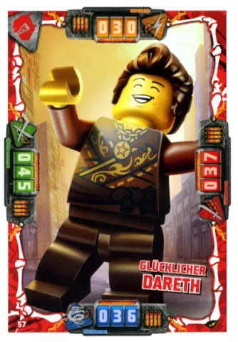NINJAGO Trading Card Game (German) Series 4 - # 57 Glücklicher Dareth