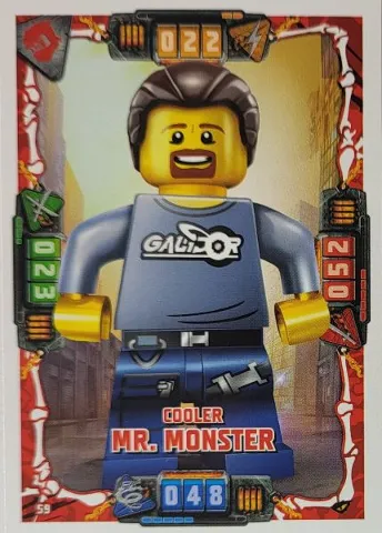NINJAGO Trading Card Game (German) Series 4 - # 59 Cooler Mr. Monster