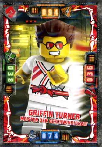 NINJAGO Trading Card Game (German) Series 4 - # 62 Griffin Turner Meister der Geschwindigkeit